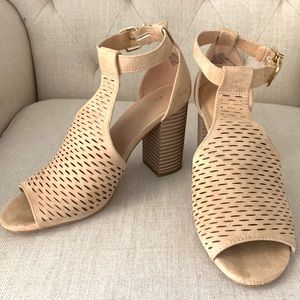 Express | Peep-toe Heeled Booties